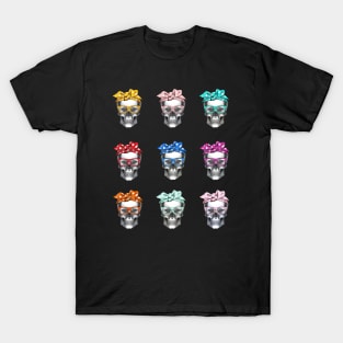 Skull Bandana 6 T-Shirt